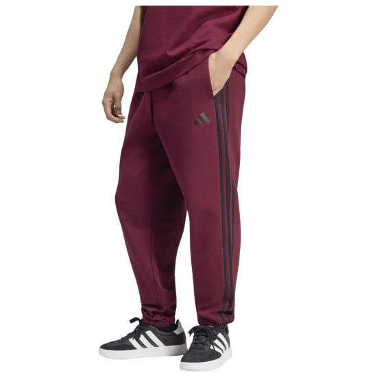 Adidas Ανδρικό παντελόνι φόρμας Essentials 3-Stripes Fleece Tapered-Cuffed Pants